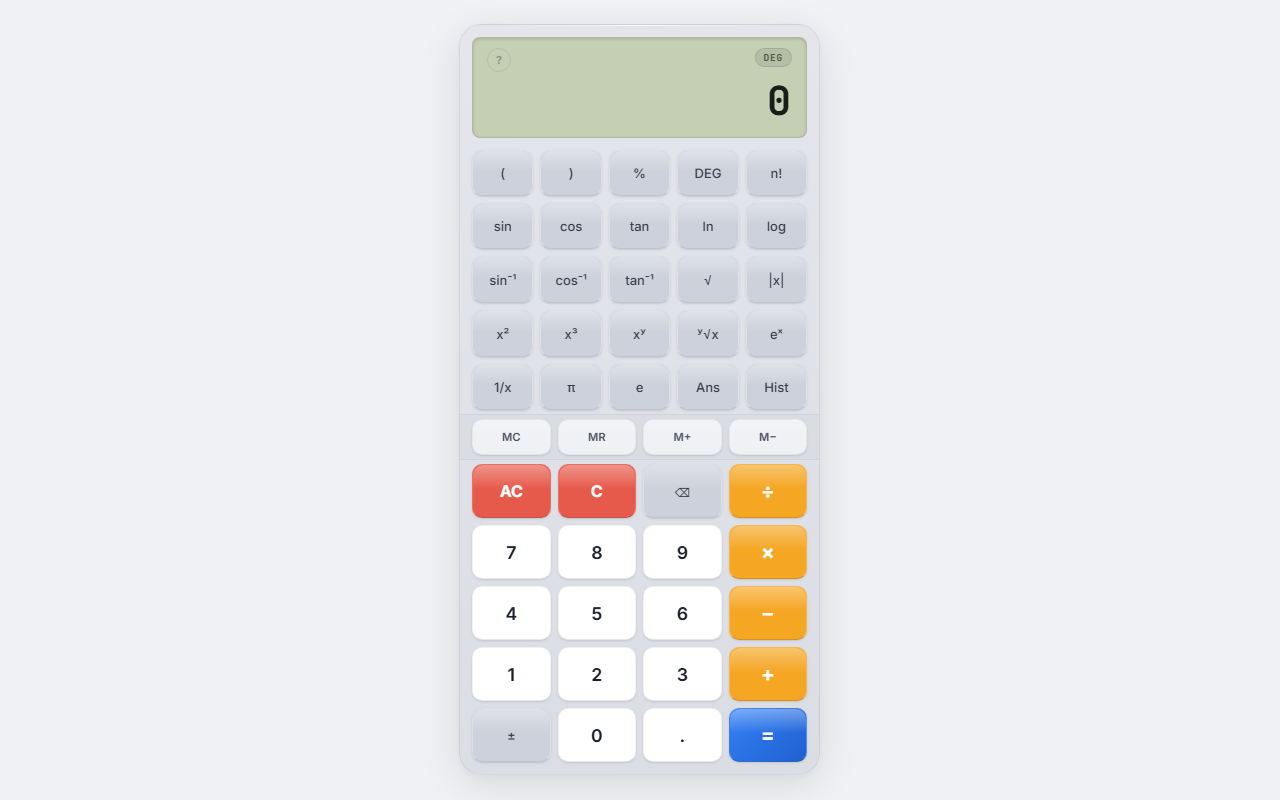 Scientific Calculator screenshot