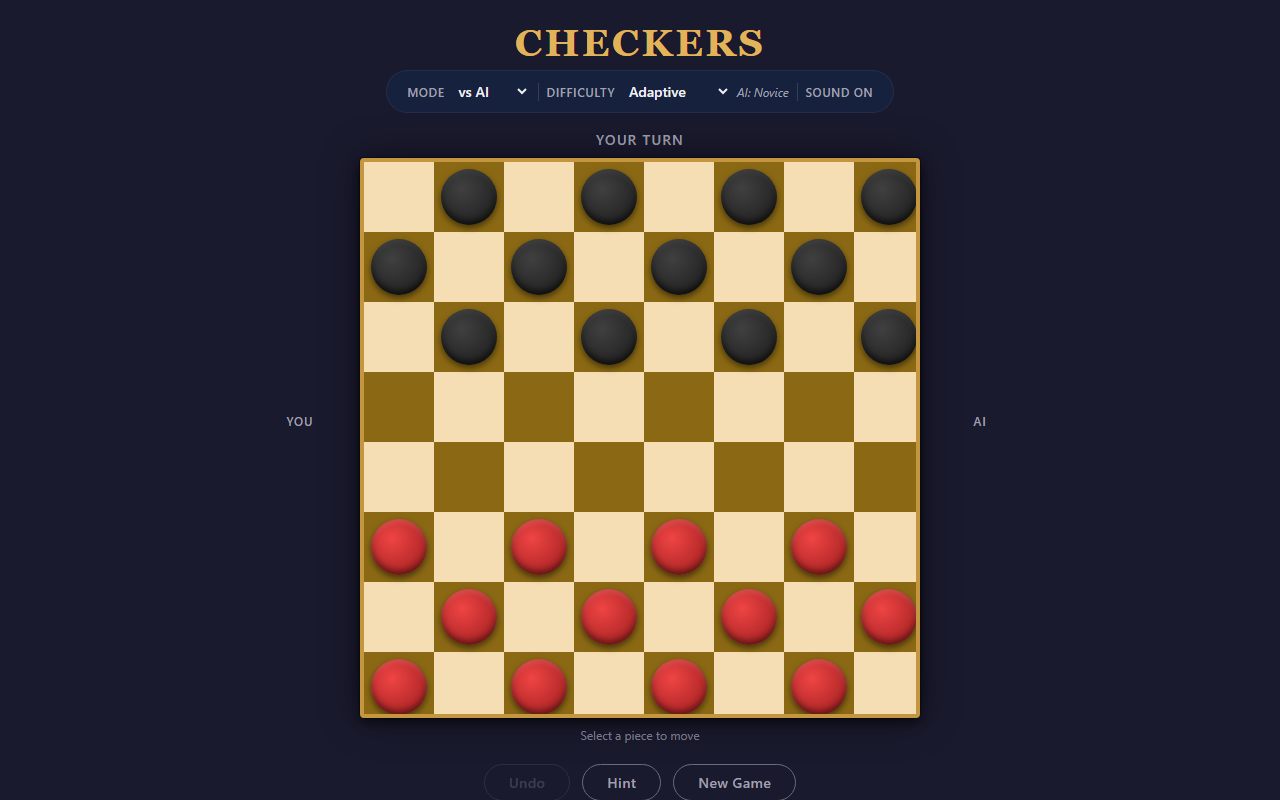 Checkers screenshot