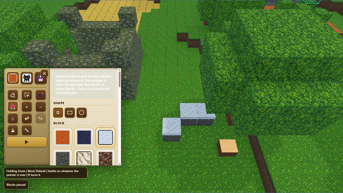 Voxeltest screenshot